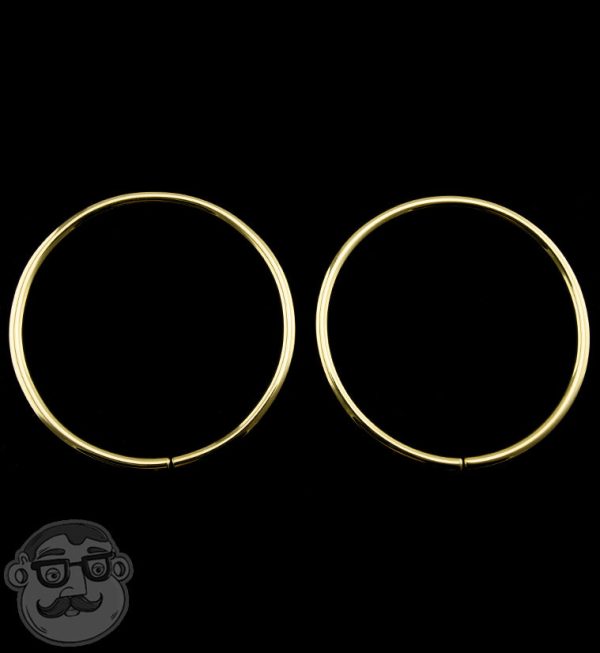 Fierce XL Brass Hoops For Discount - Image 2