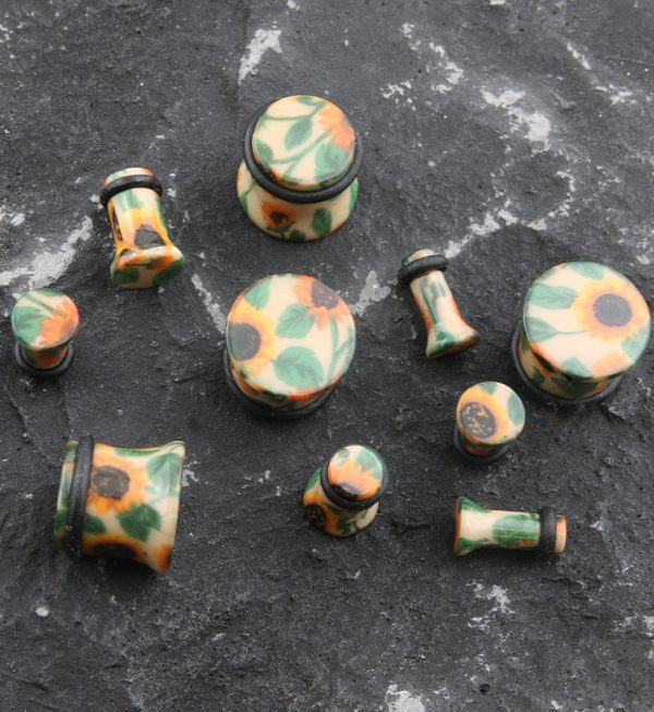 Sunflower Plugs - Single Flared Online now - Image 2