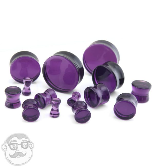 Purple Glass Plugs For Discount - Image 3