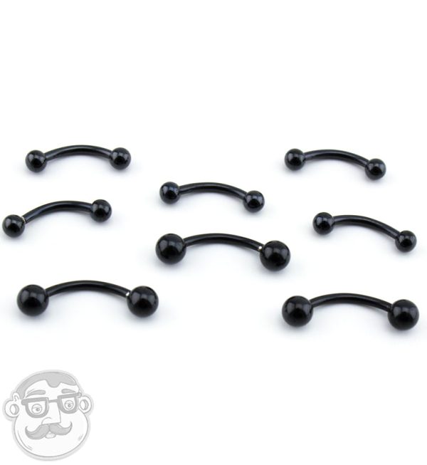 Black PVD Plated Curved Barbell For Cheap - Image 2
