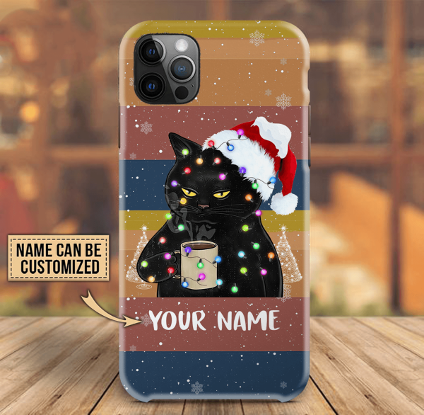 Personalized Cat Phonecase, Personalized Gift for Cat Lovers, Cat Mom, Cat Dad - PC001PS06 Hot on Sale