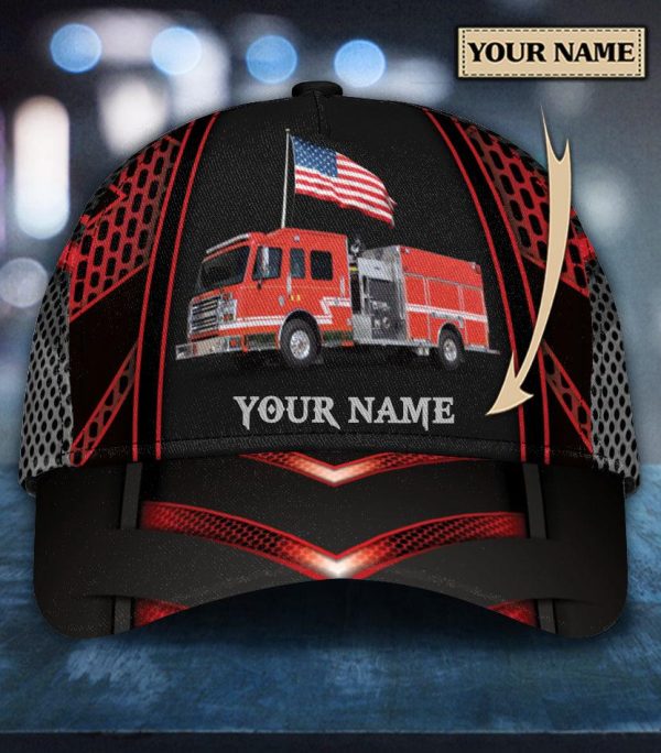 Personalized Firefighter Classic Cap, Personalized Gift for Firefighters - CP023PS06 Supply