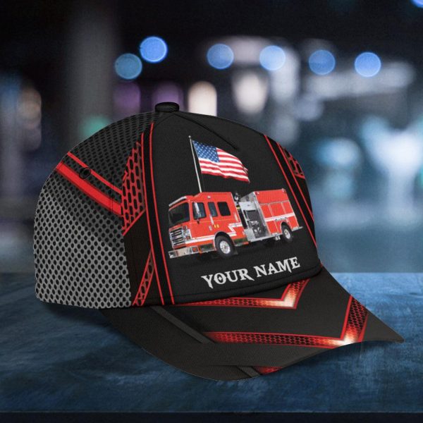 Personalized Firefighter Classic Cap, Personalized Gift for Firefighters - CP023PS06 Supply - Image 3