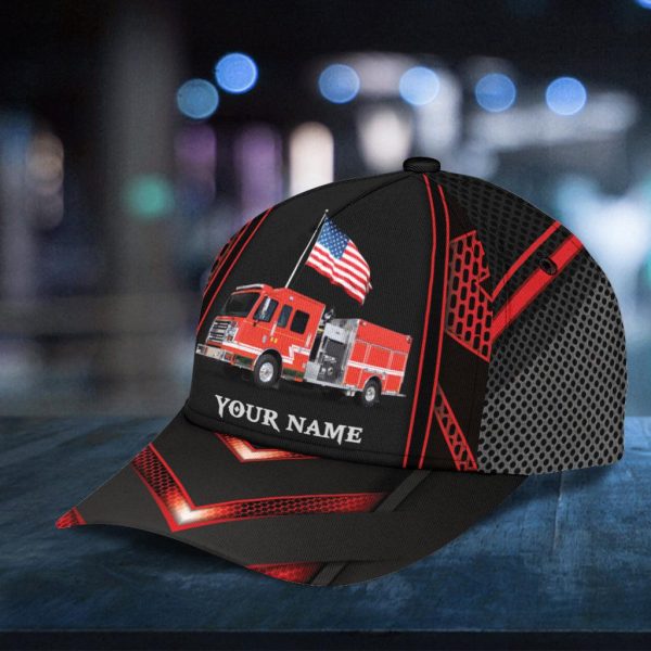 Personalized Firefighter Classic Cap, Personalized Gift for Firefighters - CP023PS06 Supply - Image 4